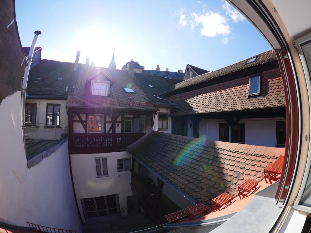 Haus "Zum Schwarzen Stiefel" Appartement Bamberg Buitenkant foto